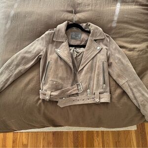 Blank NYC Tan Suede Jacket